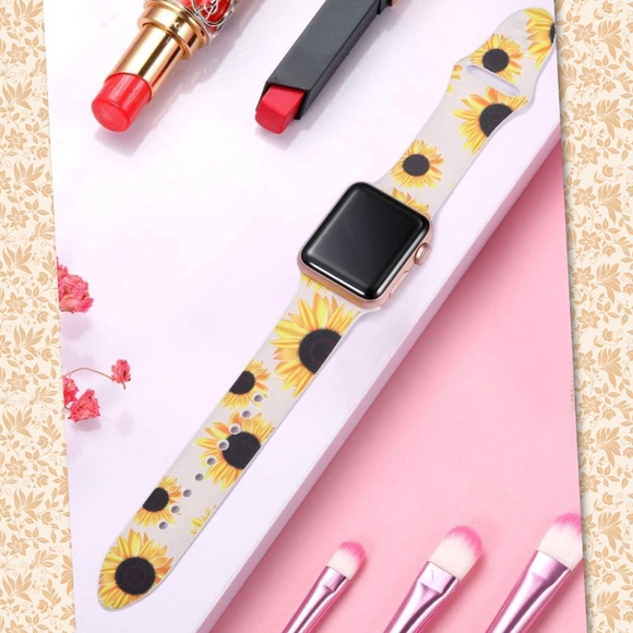 🌻HP! 🍎 APPLE WATCH SUNFLOWER REPLACEMENT BAND - Picture 4 of 8